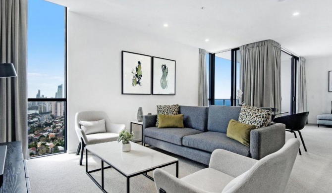 Qube Broadbeach - Luxury 2 Bedroom Ocean View