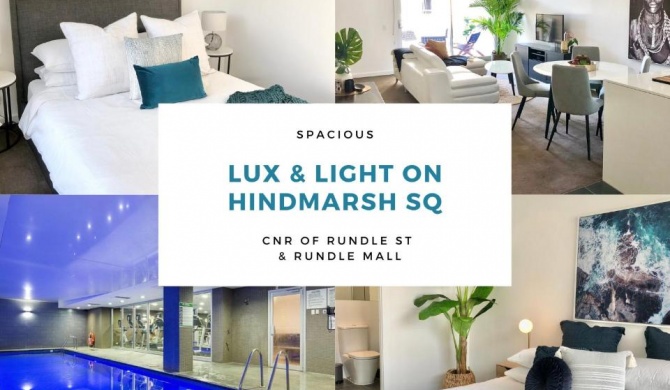 ★Lux 2BR on Hindmarsh SQ★